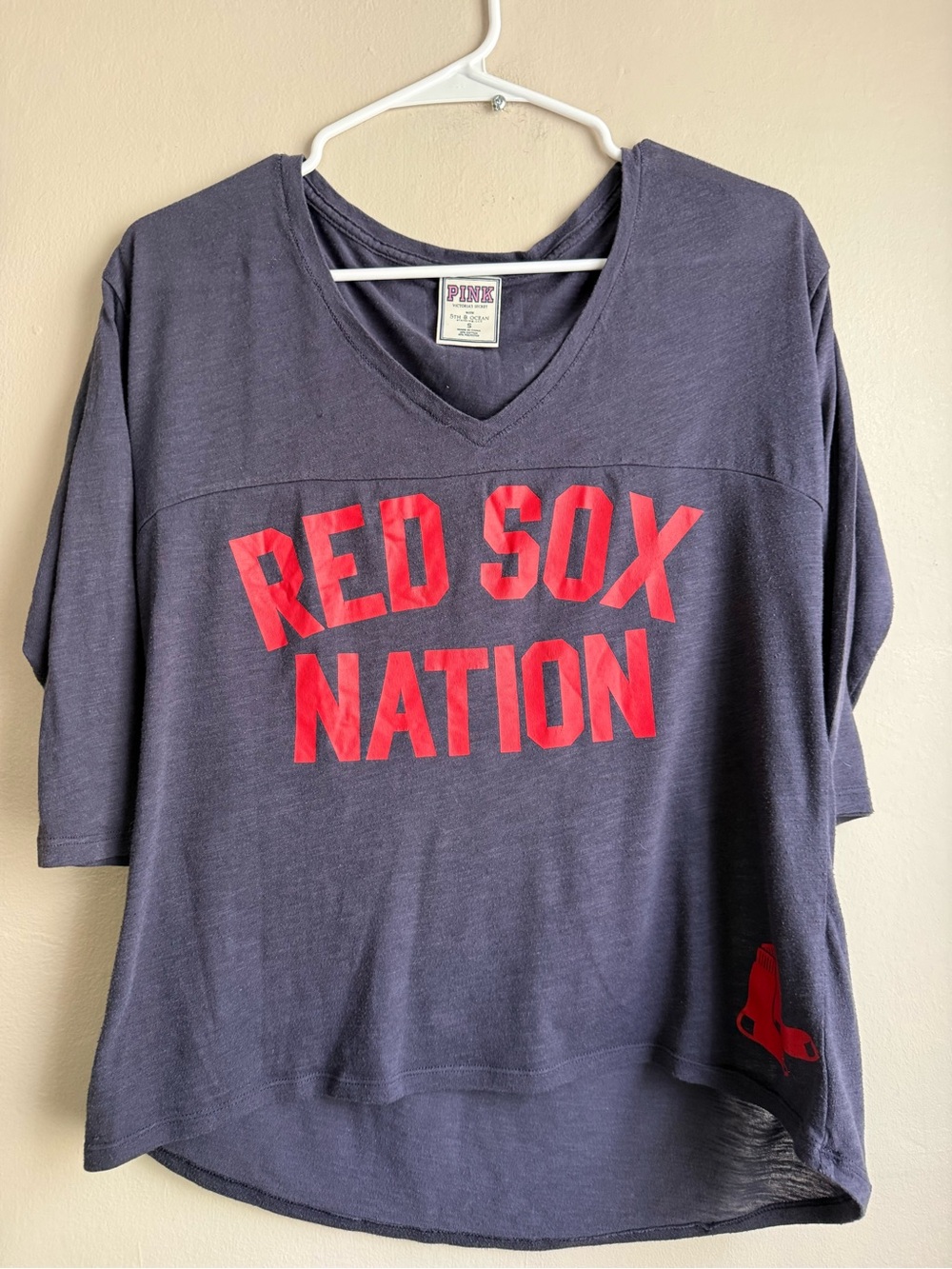 PINK Victoria’s Secret x Boston Red Sox Nation Tee | Y2K MLB Graphic Top Small